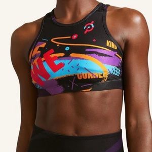 Women’s Peloton x Hust Wilson High
Neck Bra sports bra WITH